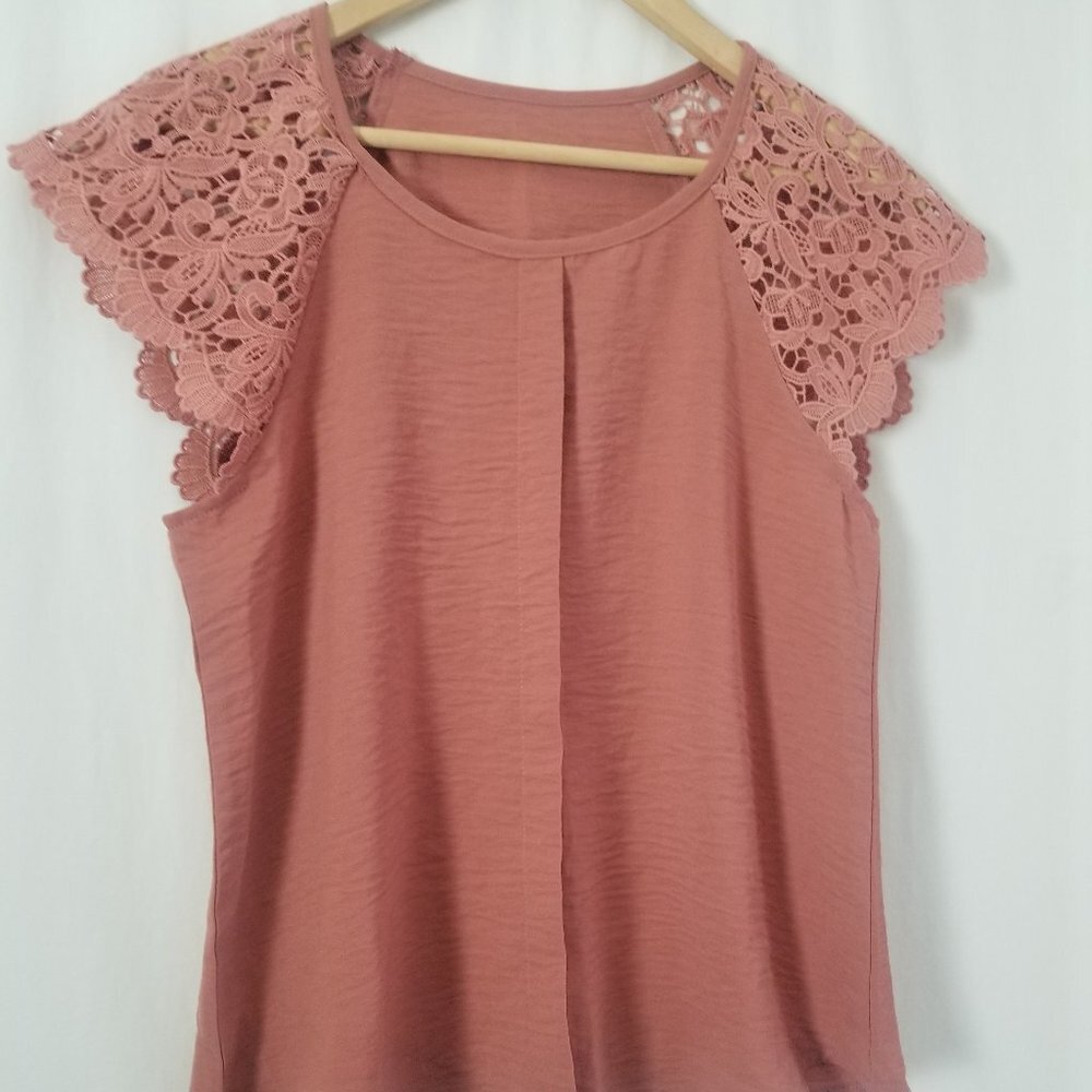 NO BRAND lace tank top size S (167)